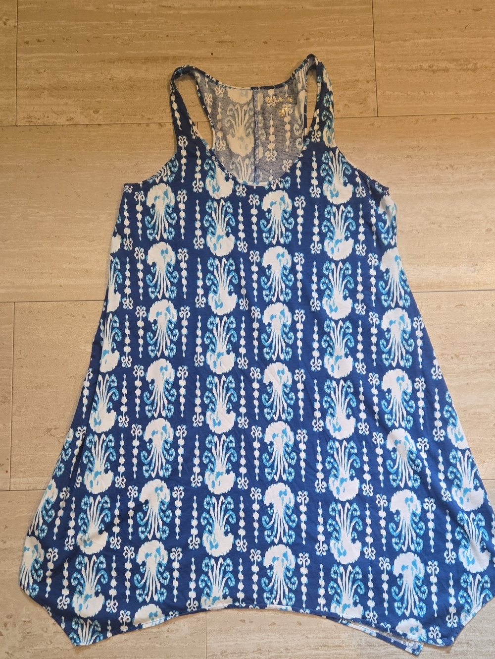 Lilly Pulitzer Blue Jellyfish Melle Trapeze Dress